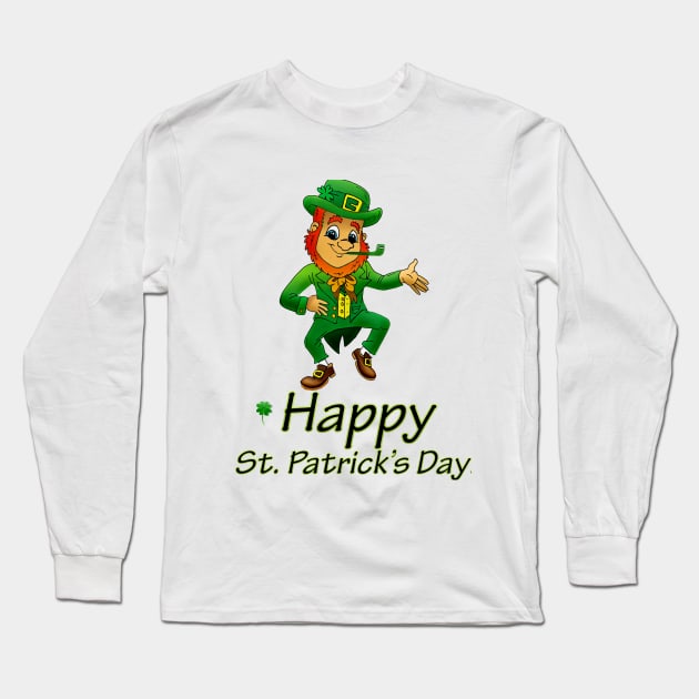 Irish St. Patrick Day Long Sleeve T-Shirt by wizooherb